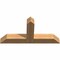 Ekena Millwork Portland Timber Gable Bracket, Western Red Cedar, 48"W x 24"H x 5 1/2"D x 5 1/2"F, 12/12 Pitch GBW048X24X0606POR00SWR - alternate 5
